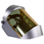 Oberon Face Shield with Ratcheting Headgear - Heat Reflective - Window: Clear Gold Anti-Fog - With Lower Crown