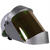 Oberon Face Shield & Hard Cap - Heat Reflective - Window: Green Gold Anti-Fog  - With Lower Crown