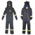 Oberon Suit Kit - Arc Flash - 25 Cal TCG&trade; - Comes with Hood, Coat, Bib Coveralls and Fresh Air Arc Flash Hood Ventilation System & Light - Color: Black - Size: Large