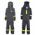 Oberon Suit Kit - Arc Flash - 140 Cal TCG&trade; - Comes with Hood, Coat, Bib Coveralls and Fresh Air Arc Flash Hood Ventilation System & Light - With Escape Strap - Color: Black - Size: 4XL