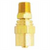 Milton Industries Reusable End,  3/8" MNPT, Fits 3/8" x 3/4"