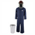 Oberon Bucket Kit - Arc Flash - 12 Cal TCG2P&trade; - Comes With Coveralls, Hard Cap, Face Shield, Balaclava & Storage Bucket - Color: Navy Blue - Size: Small