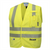 OBERON Safety Vest - Hi-Vis FR/ARC-Rated 7.5 oz 88/12 - Snap Closure - Hi-Vis Yellow - Size: S
