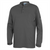 OBERON Henley Shirt - 100% FR/Arc-Rated 7 oz Cotton Interlock - Long Sleeves - Grey - Size: 3XL