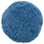 Presta 890144 Single Sided Soft Polishing Pad, 9 in Dia, Hook and Loop Attachment, Blended Wool Pad, Blue