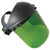 SAS Safety Impact-Resistant Standard Green Faceshield
