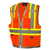 Pioneer Pioneer - 300D Oxford with Mesh Back Surveyor Vest - Hi-Vis Orange - Size Large