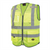 Pioneer Pioneer - Mesh 9-Pocket Safety Vest - Hi-Vis Yellow/Green - Size Small