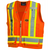 Pioneer Pioneer - Woven 150D Multi-Pocket Surveyor Vest - Hi-Vis Orange - Size XL