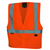 Pioneer Pioneer - Zip-Up Safety Vest - Hi-Vis Hi-Vis Orange - Size 3XL