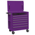 SUNEX Premium Full Drawer Service Cart Plum Crazy Purple