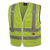 Pioneer Pioneer - Mesh 8-Pocket Safety Vest - Hi-Vis Yellow/Green - Size 5XL
