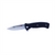 SUNEX AL Mar SERE 2020 G Assisted Open Liner Lock D2 3 Inch Satin Finish Plain Edge Talon Blade with G10 Handle Tactical Folding Knive - Black