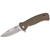 SUNEX AL Mar SERE 2020 Coyote Assisted Open Liner Lock D2 3 Inch Satin Finish Plain Edge Talon Blade with G10 Handle Tactical Folding Knive - Coyote Tan