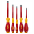 Wiha Tools INSULATED SLOT/PH 5PC SET. Set Includes: Slotted 3.5, 4.5, 6.5mm | Phillips #1, #2