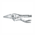 Vise Grip 4LN - 4 Inch Metal Handle Long Nose Jaws Locking Pliers