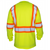 SAS Safety Class-2 Long Sleeve Reflective Yellow T-Shirt, XL