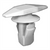 AUVECO 19850 Double Head Type 3 Weatherstrip Retainer, (5 x 15 mm Dia Bottom) Head, Nylon, Natural