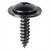 AUVECO AP20259 Phillips Truss Head Sems A/AB Point Tapping Screw, M4.8 x 1.6 mm Screw x 19 mm L, Black E-Coat