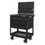 Extreme Tools 33" 4-Drawer Deluxe Tool Cart w/Bumpers, Matte Bla