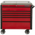 Extreme Tools EX Professional Series 41 Inch 6 Drawer Sliding Top Tool Cart  with stainless steel work surface - Red With Black Drawer Pulls
