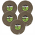 Forney Industries Quick Change Sanding Disc, 36 Grit, 3 in (5-pack of Forney 71746)