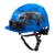 Milwaukee Tool BOLT Blue Front Brim Vented Safety Helmet with IMPACT ARMOR Liner (USA) - Type 2, Class C