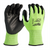 Milwaukee Tool 12 Pk Hi-Vis Cut Lvl 3 Poly Dip-XL