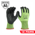 Milwaukee Tool 12 Pair High Visibility Cut Level 5 Polyurethane Dipped Gloves - S Milwaukee Tool 12 Pair High Visibility Cut Level 5 Polyurethane Dipped Gloves - S