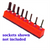 Mechanic's Time Savers SOC HOL 3/8U MAG R RED