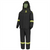 Oberon Suit Kit - Arc Flash - 40 Cal TCG&trade; - Comes with Hood, Coat, Bib Coveralls and Fresh Air Arc Flash Hood Ventilation System & Light - with EZ Lift - Color: Black - Size: Small