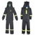 Oberon Suit Kit - Arc Flash - 75 Cal TCG&trade; - Comes with Hood, Coat, Bib Coveralls and  Fresh Air Arc Flash Hood Ventilation System & Light - With Escape Strap - Color: Black - Size: XL