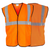 SAS Safety Class-2 Hi-Viz Orange Vest, XXXL