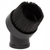 Shop Vac Round Brush Nozzle w/Adaptor, Plastic Construction, Black in Color