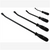 Sunex Pry Bar Set 4-Piece Bent End Black Ha