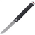 COAST Products LX500 1919 Founders Series Select Assisted Open Titanium Nitride Coated 9Cr18Mov Tanto Blade LInen Mircarta Handle with Frame Lock Folding Pocket Knife - Black