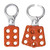 MASTER LOCK Safety Series™ Lockout Hasp, Aluminum, 1-1/2 in W x 4-3/8 in L, 1 in Jaw dia