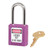 MASTER LOCK  Zenex™ Thermoplastic Safety Lockout Padlock, 410, 1-1/2 W x 1-3/4 H Body, 1-1/2 in H Shackle, KD, Purple - 6 Per Box
