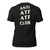 Anti ATF PRO Alcohol, Tobacco & Firearm Club Tee — back view of the black heather relaxed-fit cotton tee.
