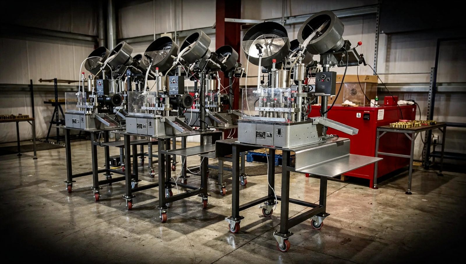 Precision loading line in production