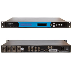 RECEIVER - GEOSATpro DSR160 RACK MOUNT IRD WITH HDMI, Component, Balanced XLR Ouptuts