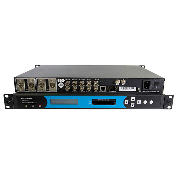 RECEIVER - GEOSATpro DSR160ASI RACK MOUNT IRD WITH SDI AND ASI