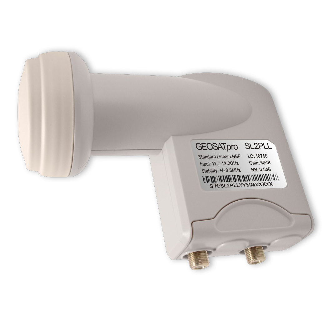 プロフ更新 LNB_Materials.です。 LNBF - SL2PLL - GEOSATpro DUAL STANDARD KU PHASE LOCKED LOOP