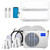 2 Zones/Rooms, Zone 1 up to 750 sf, zone 2 up to 1,000 sf, Multi5-48HP (60,000 BTU)