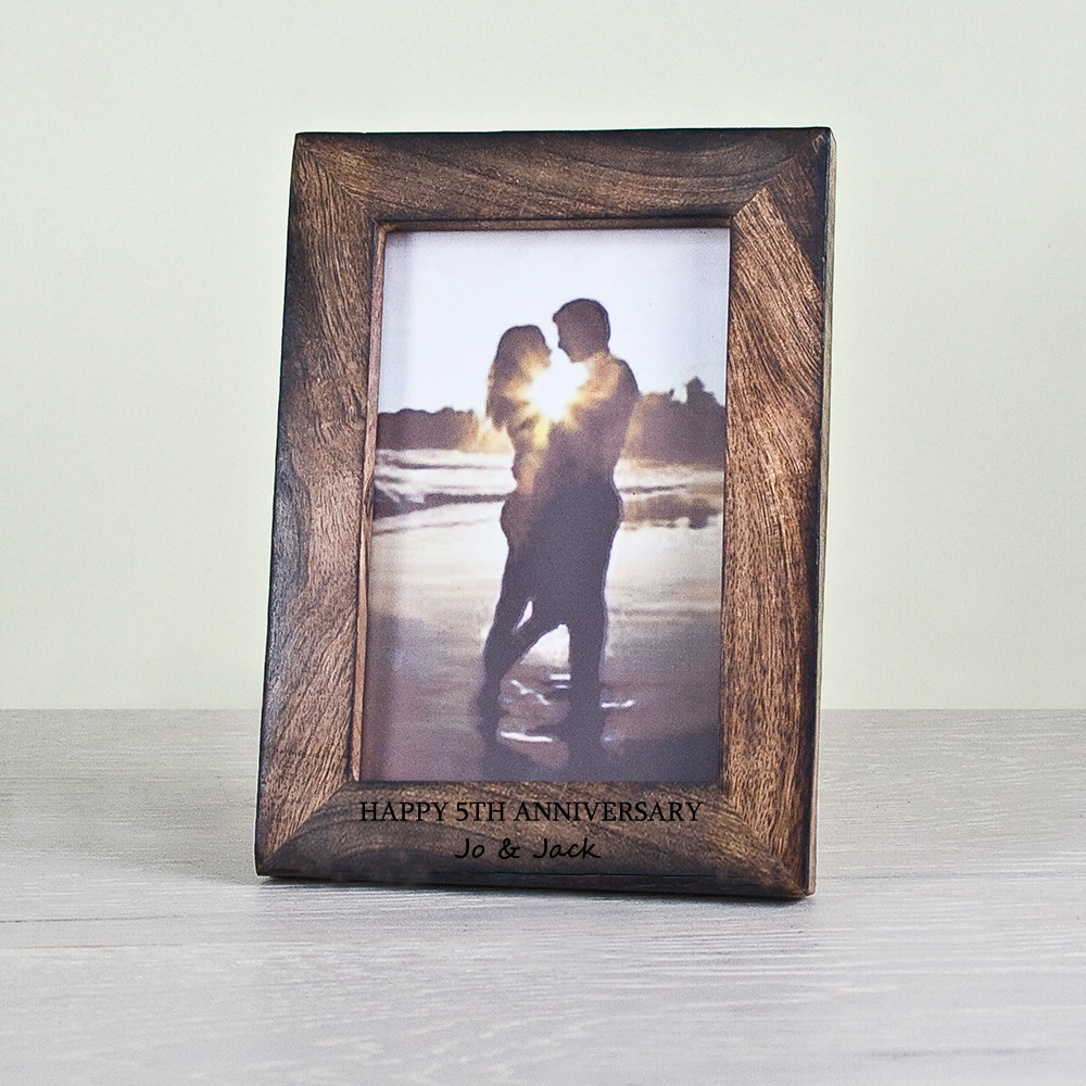 Personalized Anniversary Signature Frame Anniversary Gifts By Year