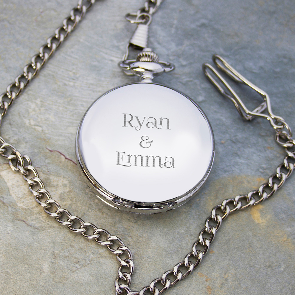 Personalized Anniversary Pocket Watch
