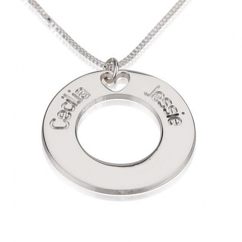 Circle of Life Couples Personalized Necklace