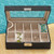 Personalized black leather jewelry box, perfect for your wife's Anniversary Gift.