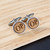 Personalized 5th Anniversary Wooden Cufflinks