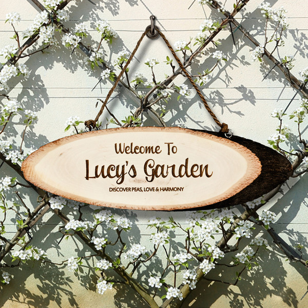 Personalized Garden Sign